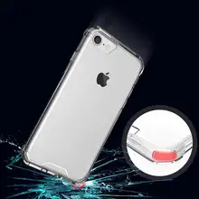 

Anti knock Clear Protective Case For iphone 7 Case Coque Shockproof Hard back cover For iphone 7 plus case cover Fundas