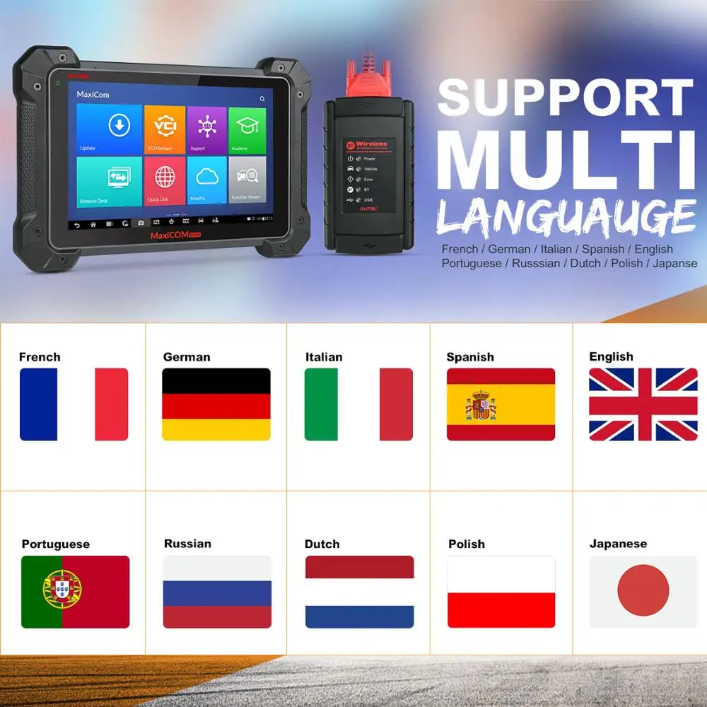 Autel MaxiCOM MK908 MS906TS MS906BT автоматический диагностический инструмент OBD2 сканер кода
