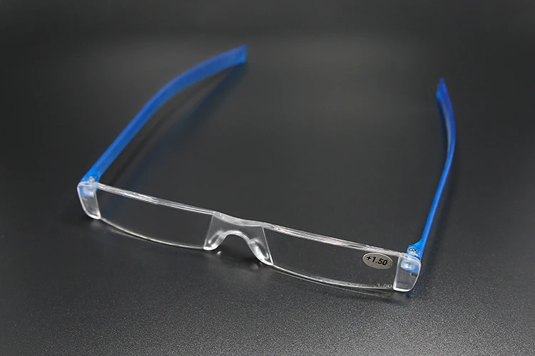 Imwete очки для чтения без оправы Для женщин Для мужчин смолы и прозрачными стеклами Портативный ручечная пробка пресбиопии очки с Чехол+ 1,0 2,0 3,0