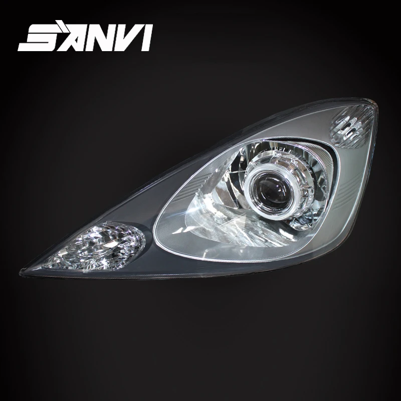 SANVI фары для Honda Jazz Fit с Q5 проекторным объективом BMW-style Engel Eyes Halos фары в сборе Автозапчасти для автомобиля