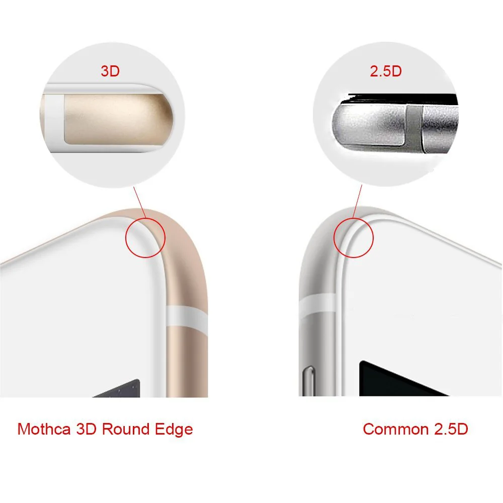 XO Бренд 3D изогнутые защитное стекло на айфон 7 7s плюс поверхности полный закаленное стекло фильм 0.26 мм Mothca 3D круглый Край протектор экрана для iphone 7 7 plus 4." 5.5"