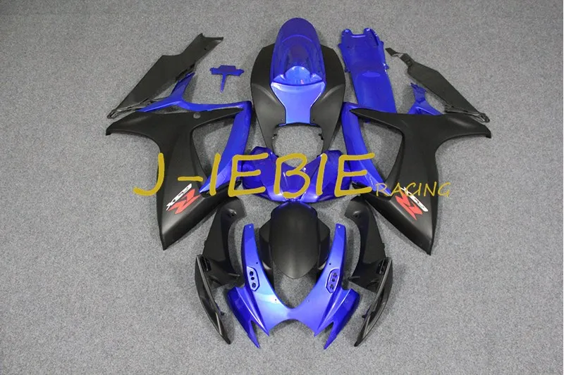 

Blue Black Injection Fairing Body Work Frame Kit for SUZUKI GSXR 600/750 GSXR600 GSXR750 2006 2007