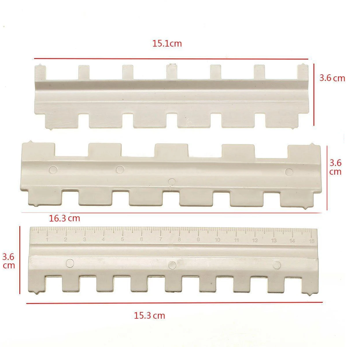New 3pcs Needle Pusher 1/1, 2/1 1/2, 1/3 3/1 Mayitr For Brother 9mm Gauge Knitting Machine Tools Accessories