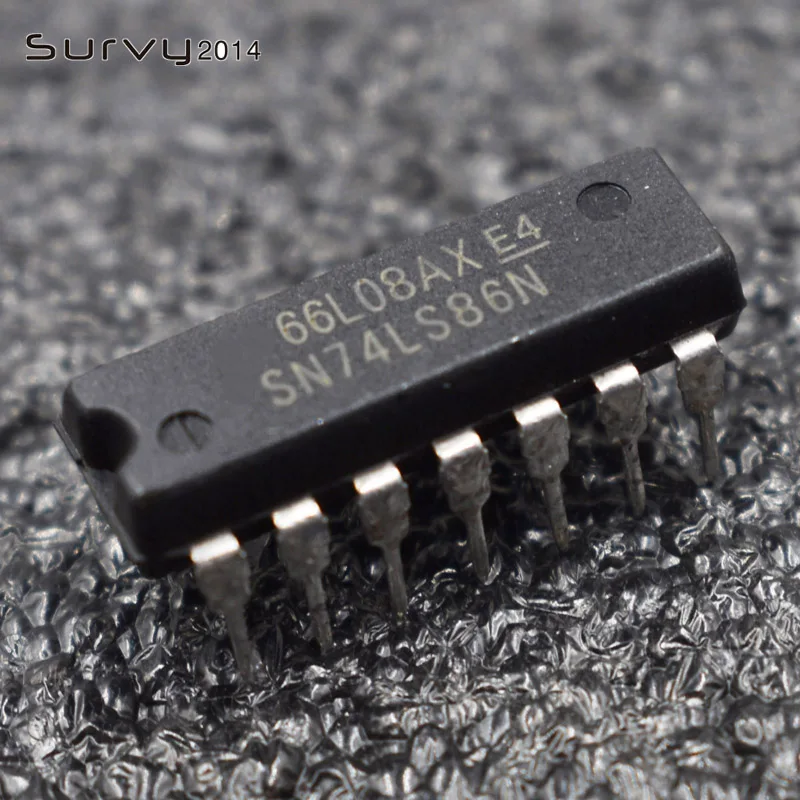 

10pcs/lot SN74LS86AN HD74LS86P SN74LS86N 74LS86 DIP-14 In Stock