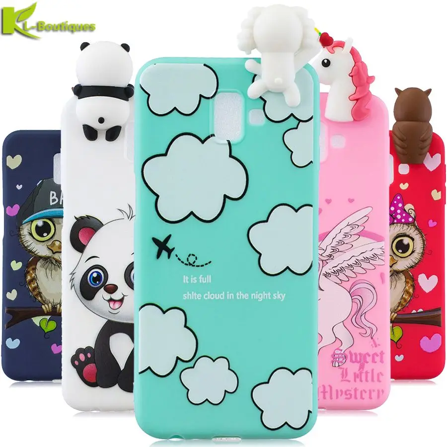 

For Samsung Galaxy J4 Plus Case on sFor Samsung J4 J6 Prime Plus 2018 Cover Fundas 3D Cartoon Doll Toys Soft TPU Phone Cases