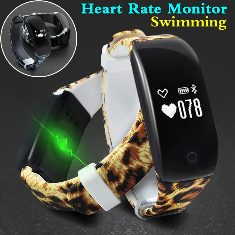 New Swimming Bluetooth Smart Watch Clock Android iOS Heart Rate Monitor Pedometer font b Smartwatch b