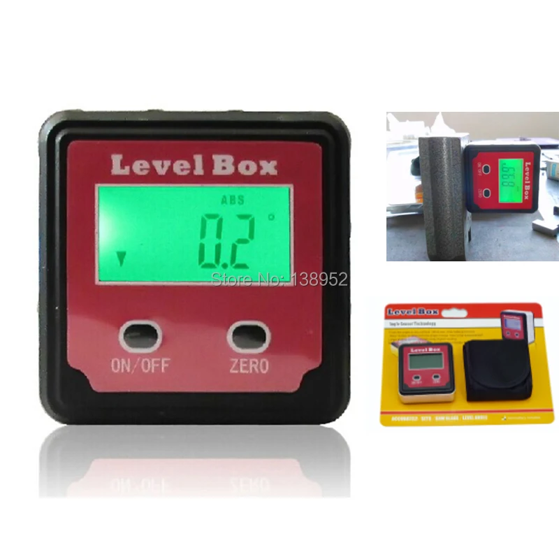 

Precision digital protractor inclinometer Level box digital angle finder Bevel Box with magnet base
