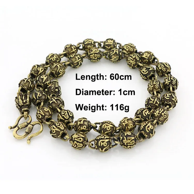 Mantra Beads Chains Necklace (1)