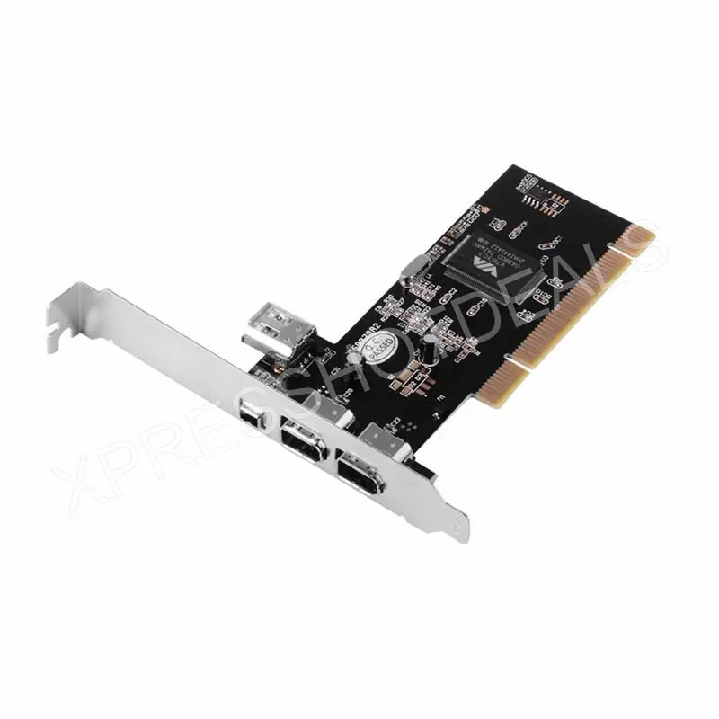 PCI 4 порта Firewire IEEE 1394 1394A 4/6 Pin адаптер для карты контроллера|ieee 1394|firewire ieee 13941394 port