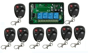 

AC 110V 220V 240V RF 4CH Voltage Multi-Function Wireless Remote Control and Receiver Smart home & 8 remote & 1 receiver