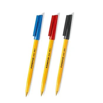 

Ballpoint Pen 430F Smooth Writing Experience and Last for Ages, Writing Thickness 0.3mm; Black, Red, Blue