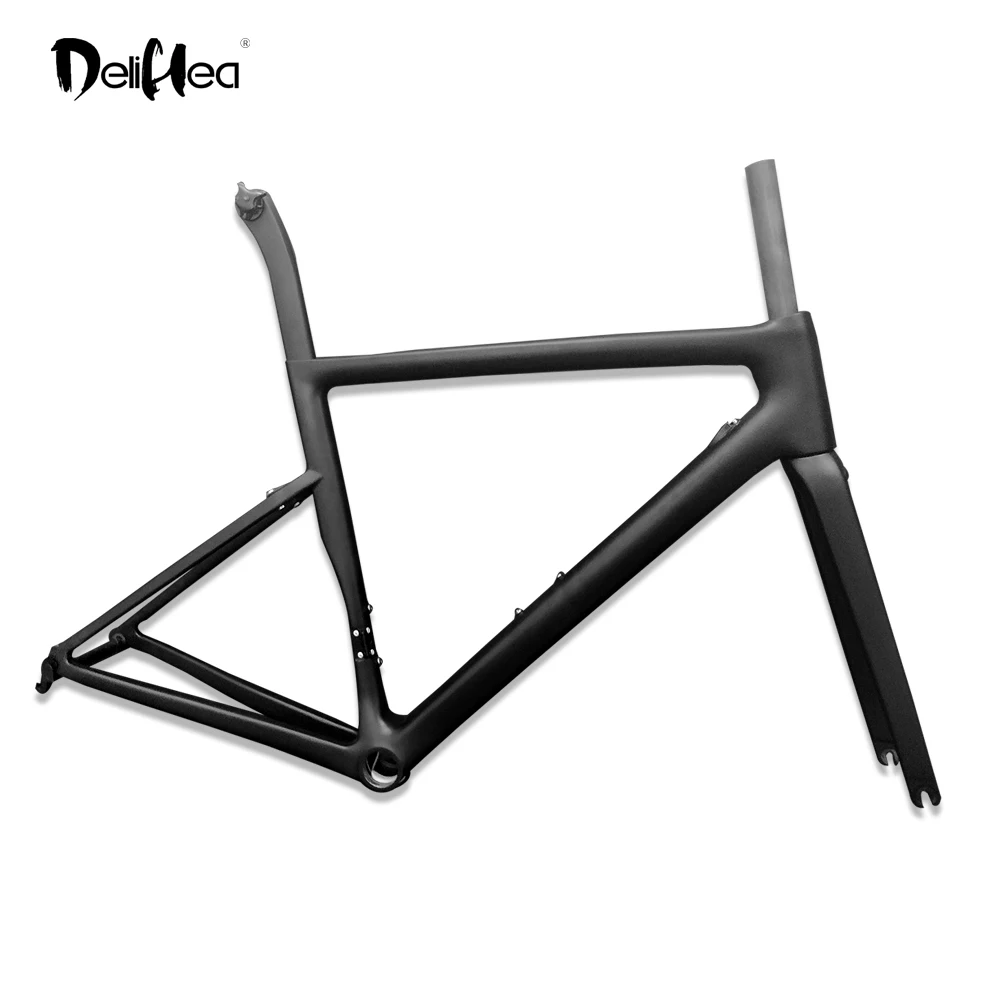

Carbon Road Bike Frame RIM/DISC Brake Carbon Frame Bicycle Road Race China Frame set 2 years Warranty
