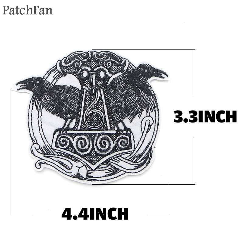 

20pcs/lot Patchfan Viking Runes Applique patches stickers pour sewing shirt bag jersey para jacket badges iron on t-shirt A1025