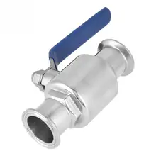 1 шт. запорный клапан из нержавеющей стали SUS304 труба шаровой клапан 1-1/" DN40 шаровой клапан для домашнего пивоварения высокое качество