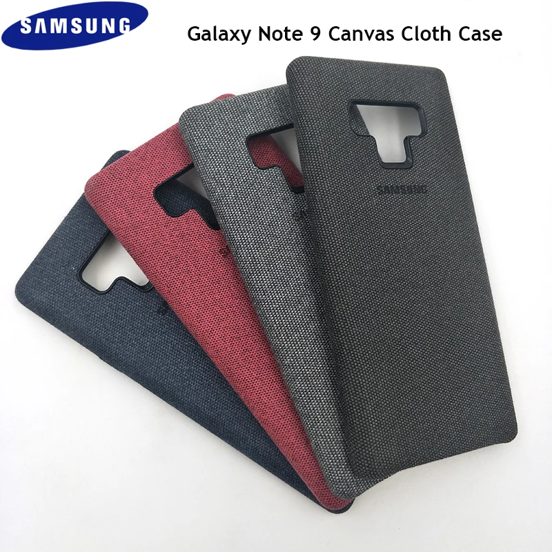 

New Design Samsung Galaxy Note 9 Vintage Canvas Jeans Case Cloth Fabric Back Shell Protective Back Phone Skin Case For Note 9