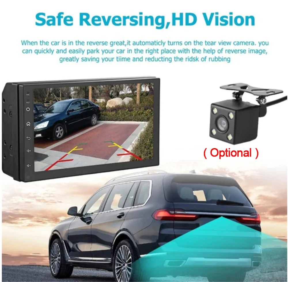 Android 8,1 2 Din coche Radio MP5 Player 7 \