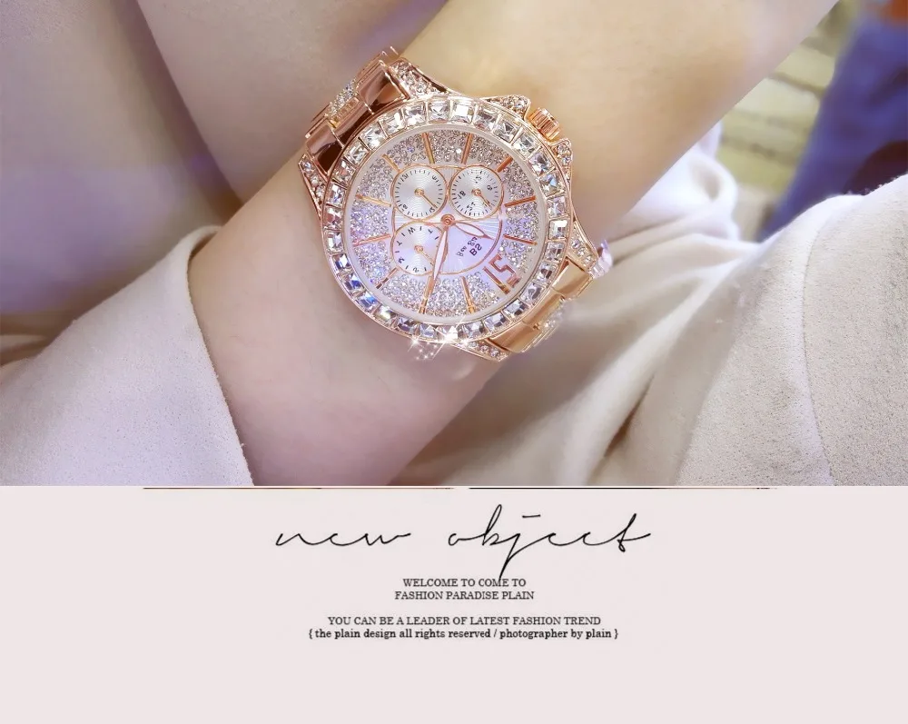 Женские круглые полностью бриллиантовые часы-браслет, аналоговые кварцевые наручные часы с механизмом, роскошные серебряные женские часы, женские whatches waches