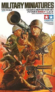 

1/35 US Mortar Troop Personnel Unassemble Model 35086