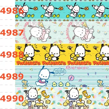 

Y 50 yards live cartoon lovely cat printed grosgrain ribbon
