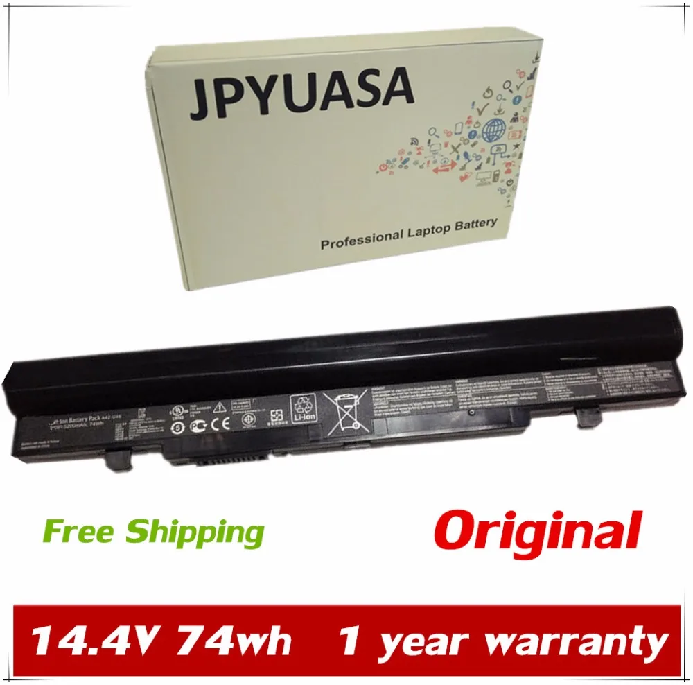 JPYUASA 14.4V 74wh 5200mAh Original A42 U46 Laptop Battery For ASUS U56