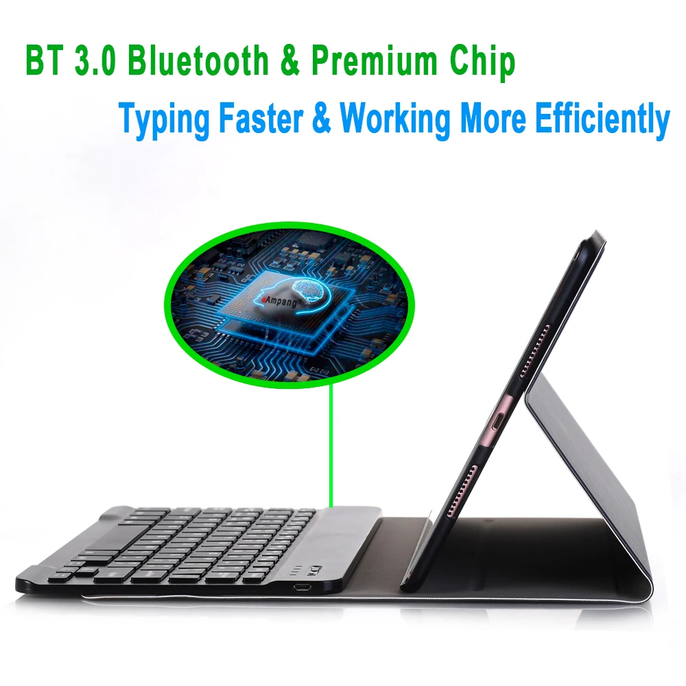 For iPad Air 10.5 2019 Keyboard Case for iPad Pro 10.5 Keyboard Case A1701 A2123 Slim Leather Cover