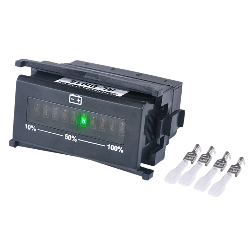 

Bi016 Battery Gauge Battery Agm Gel Volt Meter Battery Indicator With Hour Meter For Motorcycle Atv