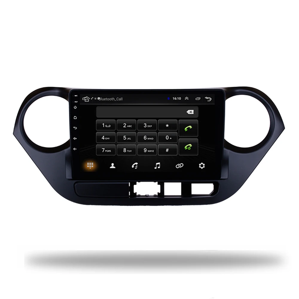 Excellent Android 8.1 Car Radio GPS Navi for Hyundai I10 2013-2016 Car Audio LHD Touch Screen Multimedia Player Head Unit Wifi BT 6