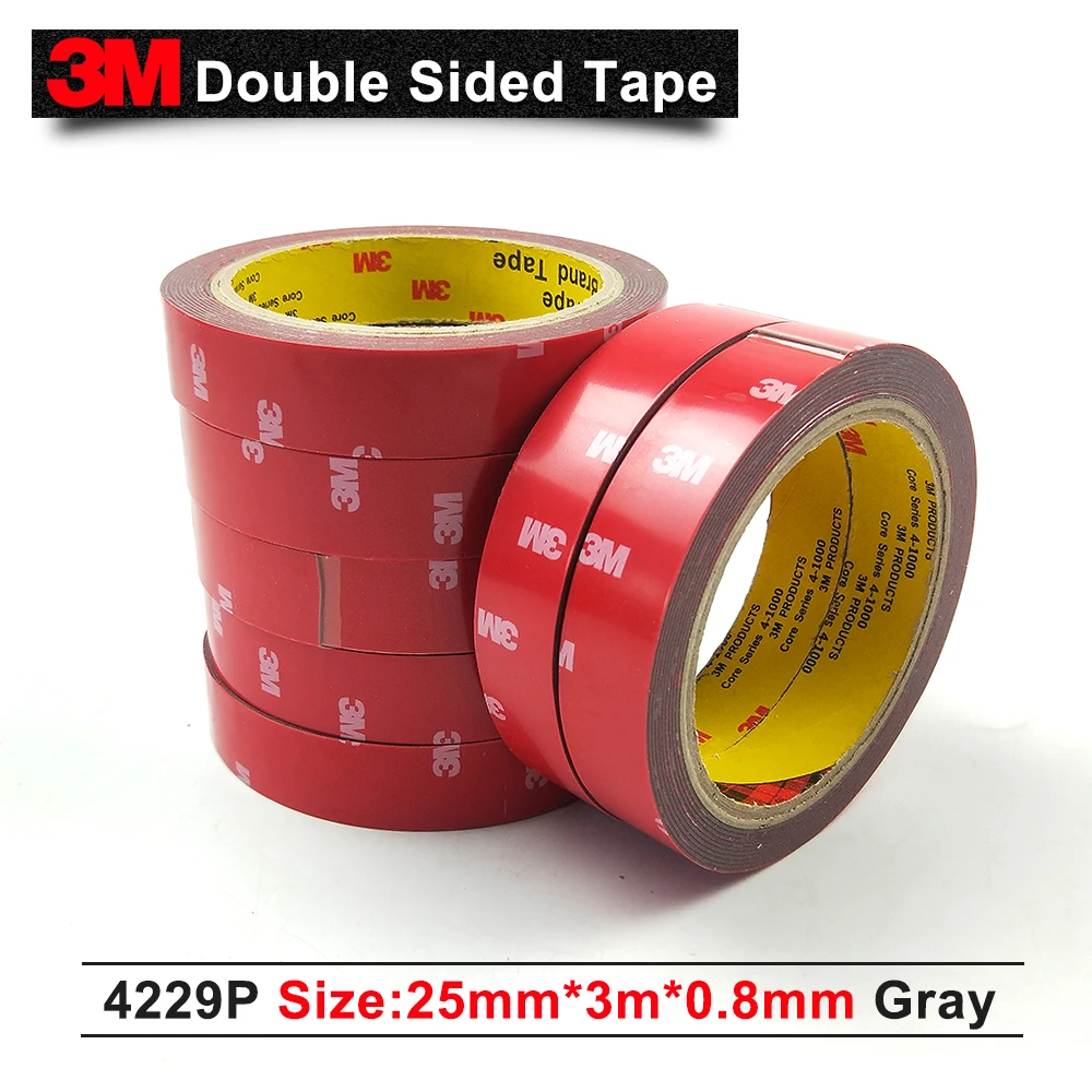 3m Double Sided Acrylic Foam Tape Adhesive Automotive Tape 3m Tape 4229p Size 25mm X 3m 1pcs Lot Tape Aliexpress 3m Double Sided Acrylic Foam Tape Adhesive Automotive Tape 3m Tape 4229p Size 25mm X 3m 1pcs Lot Tape Aliexpress