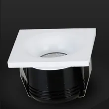 Светодиодный мини COB Потолочный светильник из алюминия 100-240 в 3 Вт 270lm встраиваемый потолочный Точечный светильник круглый квадратный 38 мм отверстие