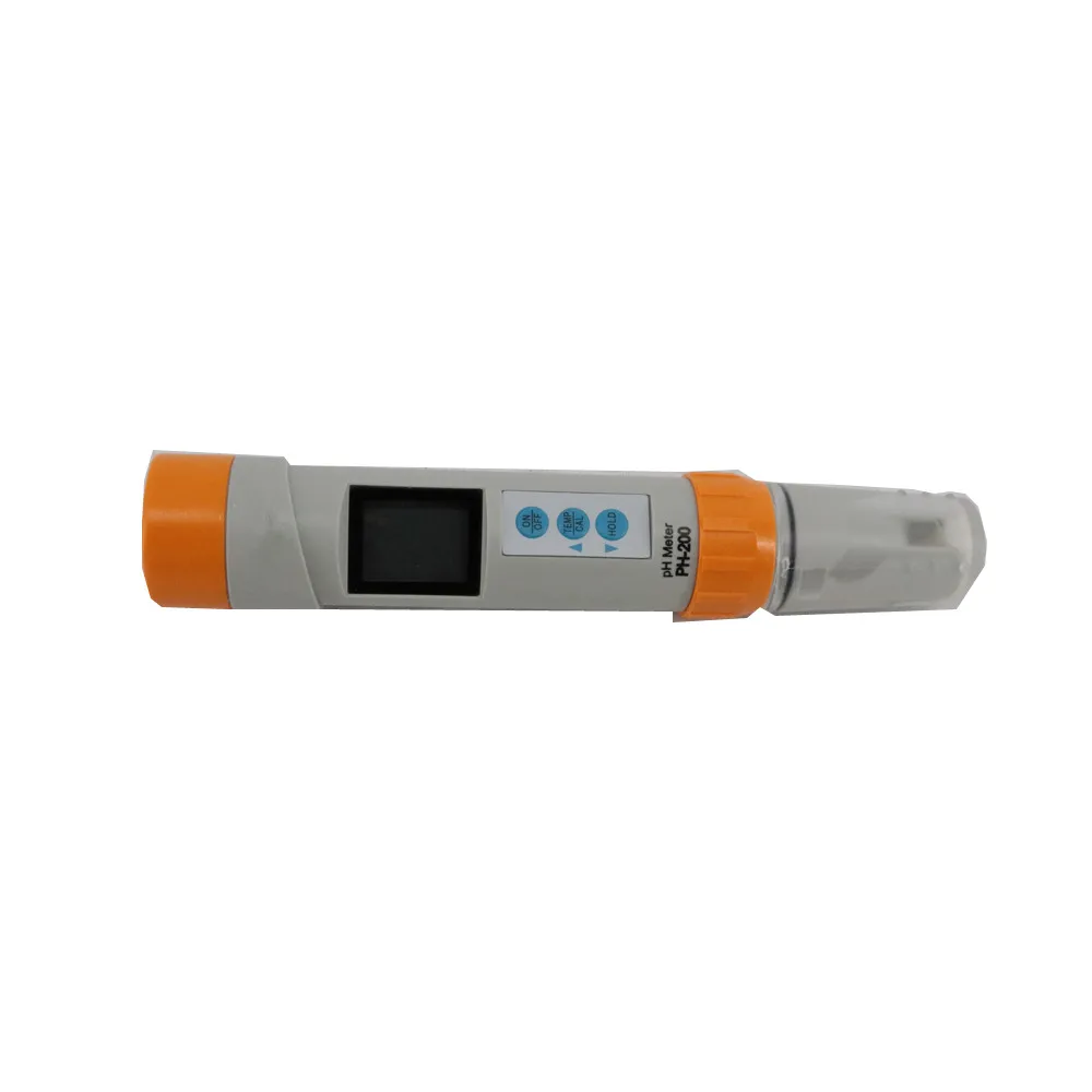 

Pen Type Digital Waterproof PH Tester Temperature Meter PH-200 Auto-ranging Three Point Calibration Water Quality Monitor