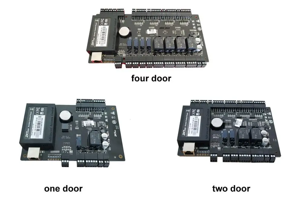 One/Two/Four Door access Controller Access Panel TCP IP and RS485  RFID reader Aided  Input and Output