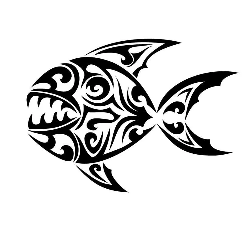 Тату пиранья эскизы