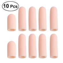 10 шт Мягкий силиконовый гель для пальцев ног защитная трубка рукава сепараторы протектор для защиты треснутой кожи/кукурузы/мозолей