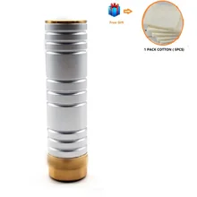 ULTON  high quality Aluminum sleeve  Vaporizer 23mm Hybrid 510 connection 18650 mech mod For   DIY Atomizer RBA 