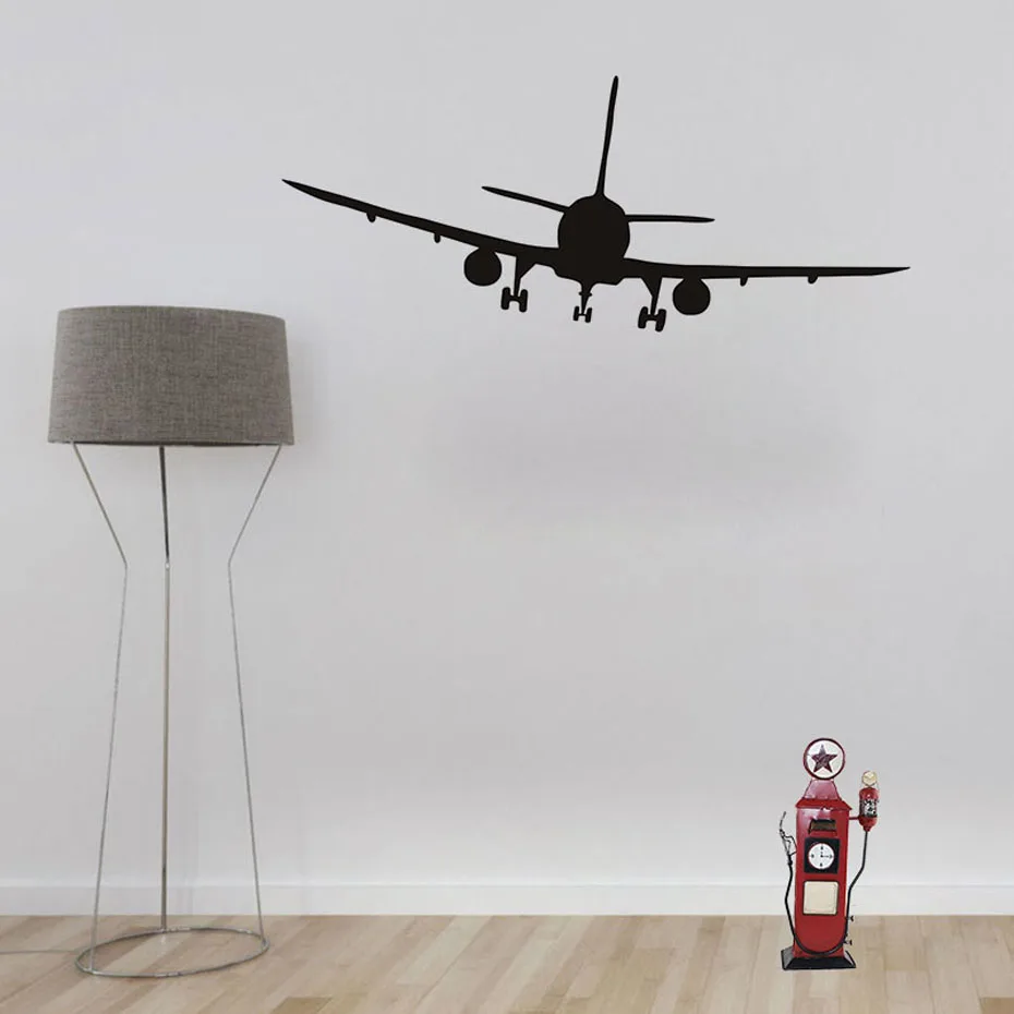 Cool Airliner Airplane Silhouette Wall Stickers Home Decor Living Room Bedroom Decor Vinyl Decals For Kids Home Decoration Cool Airliner Airplane Silhouette Wall Stickers Home Decor Living Room Bedroom Decor Vinyl Decals For Kids Home Decoration