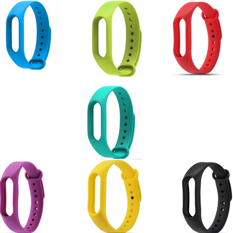 Цветной силиконовый ремешок для Mi band 2 3 4 5 сменный Xiaomi Miband 5|replacement watchband|watchband