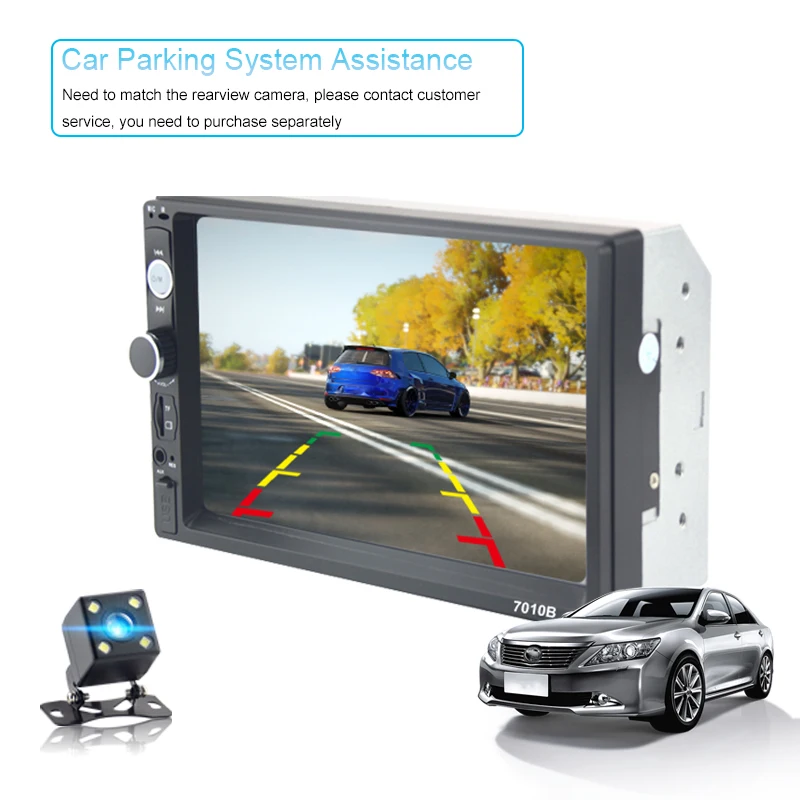 2din Car Radio 7" HD Autoradio Multimedia Player 2 DIN Touch Screen Auto audio Car Stereo MP5 Bluetooth USB TF FM Camera