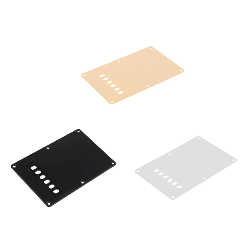 6 Hole Electric Guitar Tremolo Cavity Cover Backplate for Fender Stratocaster Strat Standard Guitar Replacement Accessories