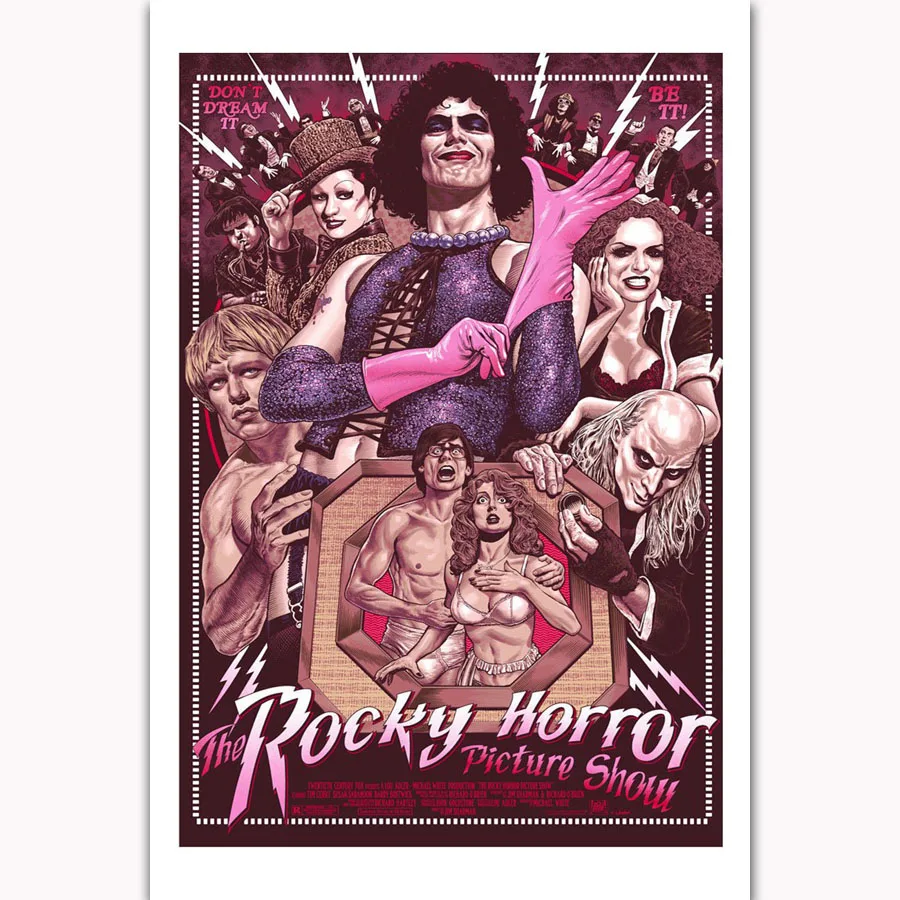 

FX2389 The Rocky Horror Picture Show Movie Film Cool Gift Poster Art Silk Light Canvas Home Room Wall Printing Decor