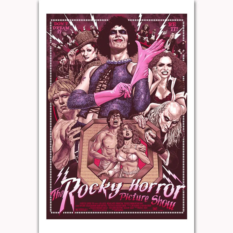 A4 sizes A3 A2 A1 The Rocky Horror Picture Show Vintage Movie Poster