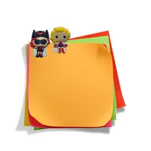 1 шт., скрепки для девочек с супергероем, переплеты, принадлежности для книг, зажимы для переплетения, для заметок, канцелярские товары для детей Подарки