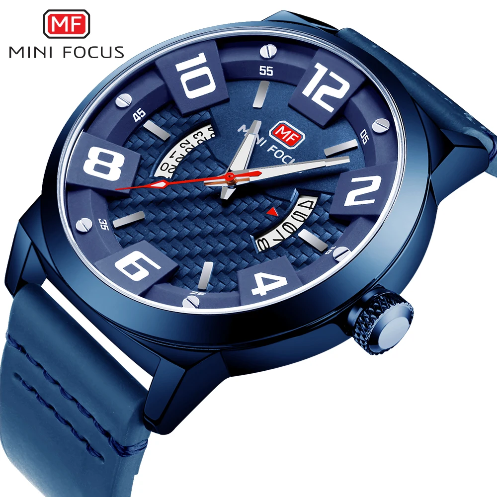 

Top Brand Luxury Men's Clock Quartz Watch Men Sports Watches Military Army Male Wrist Watch Clock MINI FOCUS relogio masculino