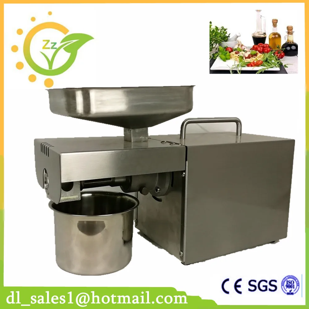 Mini Soybean Oil Press Machine Stainless Steel Cold Oil Press Seed Oil
