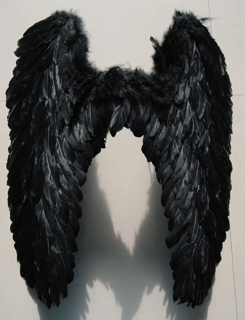 

2015 The sexy new feather cosplay wings BH Victoria feather extra large white and black wings cars party costumes ccc1