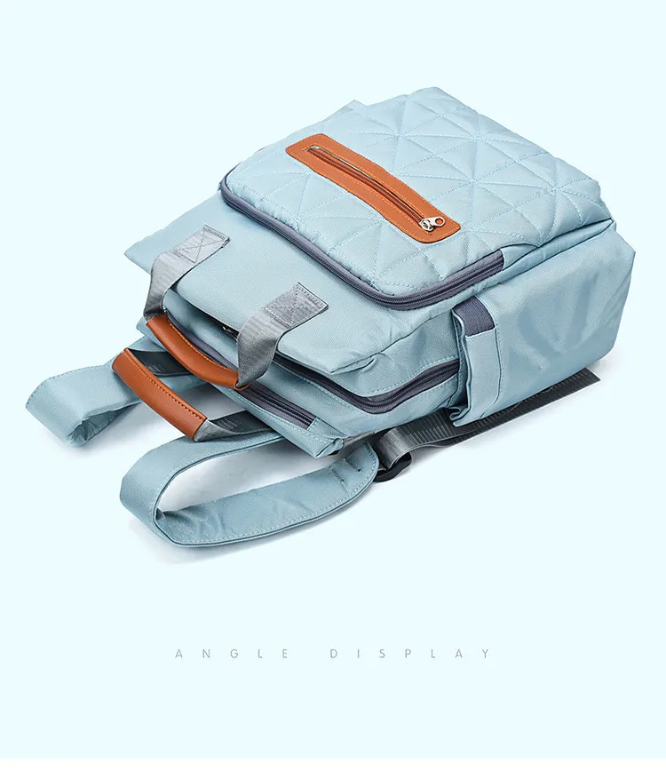 Подгузник сумка для беременных Детские сумка для детских вещей плечо мульти-функциональный модный водостойкий большой емкости рюкзак для