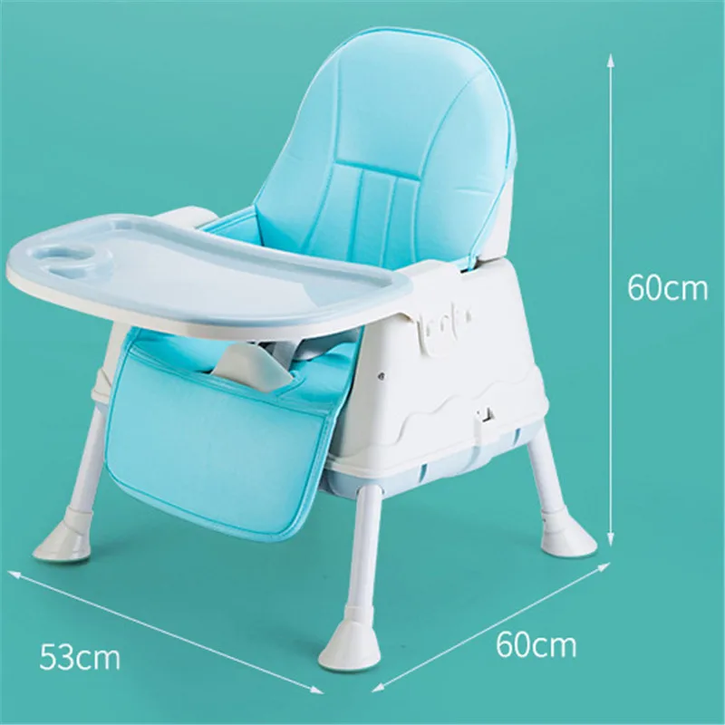Многофункциональная Регулируемая Безопасность детей малышей обновленный детский стул детский складной портативный обеденный стол стул