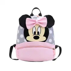 Новая милая детская сумка для детского сада, детские школьные сумки с рисунком Микки, рюкзак с Минни, школьная сумка-портфель