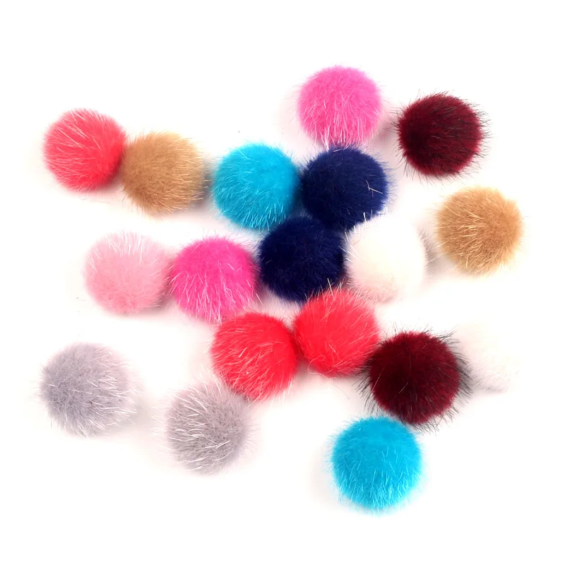

LF 50Pcs Mixed Round Wool Fabric Covered Sewing Buttons For Clothes Needlework Scrapbooking Crafts Decorative Diy Accessories