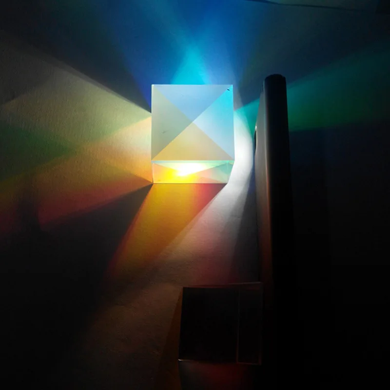 

creative toys magic cube Multiple Color Combination Prism Stage Lamp Lens Vr Lenses Scientific Toys For Children Christmas gift