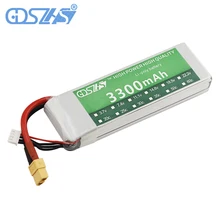 GDSZHS RC Lipo Battery 3300mAh 11.1V 3S 35C Li-Po Battery for Quadcopter Airplane Drone RC Helicopter
